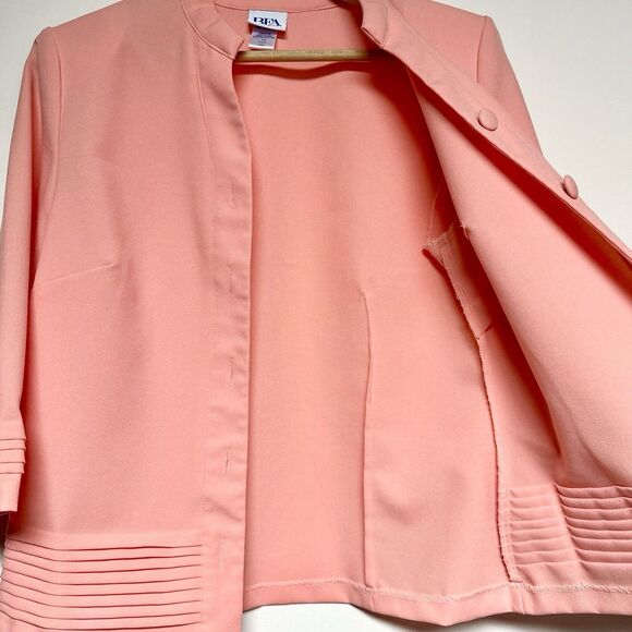 Vtg‎ Bedford Fair Classics Peach Women’s Dress Suit With Jacket Size 10 - Picture 14 of 14